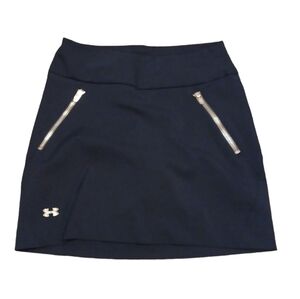 Under Armour Navy Skort with Silver Zippers
